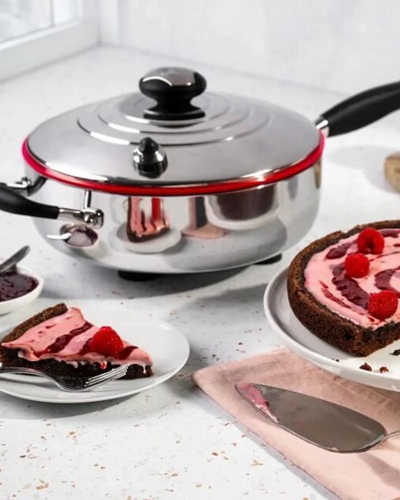 Receta de postre preparada con productos Royal Prestige
